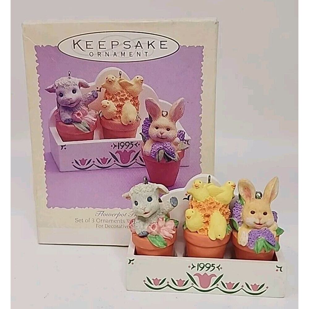 Hallmark 1994 Keepsake Flowerpot Friends U77